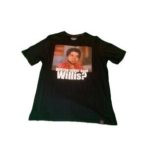 Diff’rent Strokes deKryptic Watcha Talkin’ Bout‎ Willis? Large Black T-Shirt